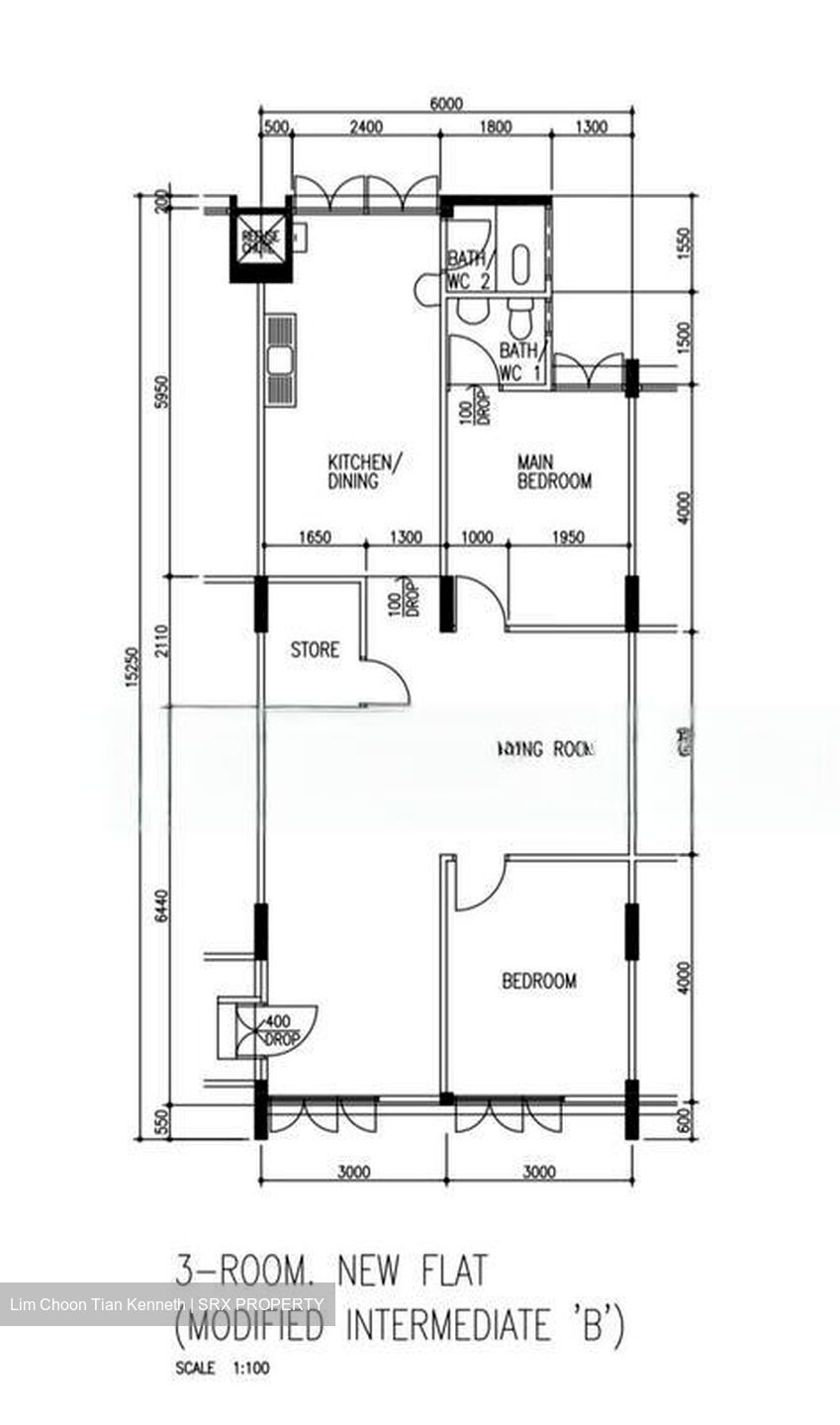 Blk 50 Chai Chee Gardens (Bedok), HDB 3 Rooms #454032611